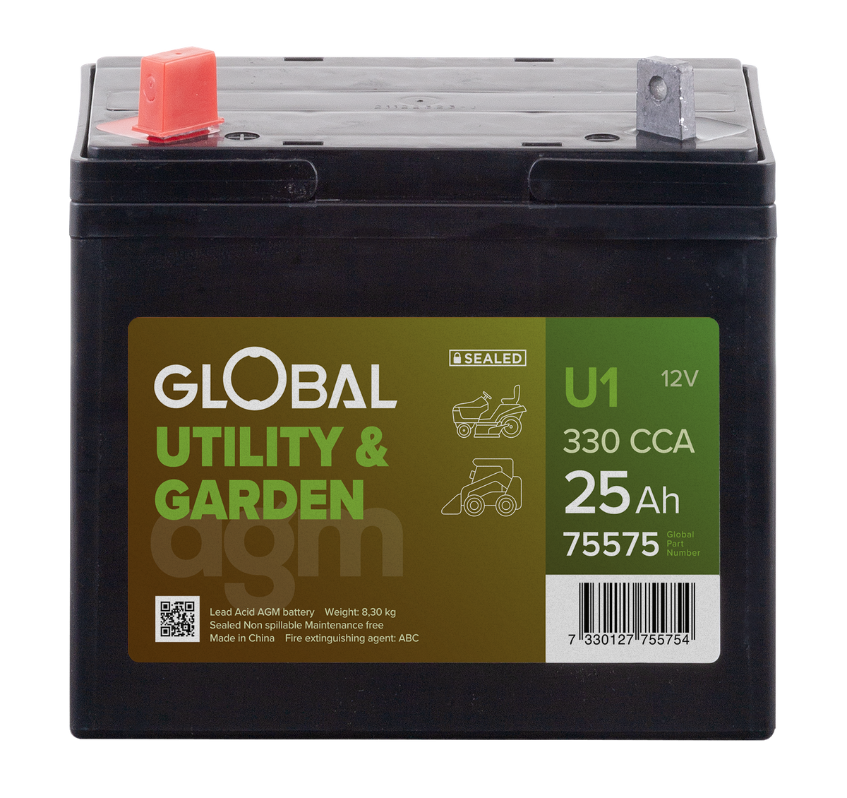 Startbatteri U1 AGM UTILITY START | Global Batterier