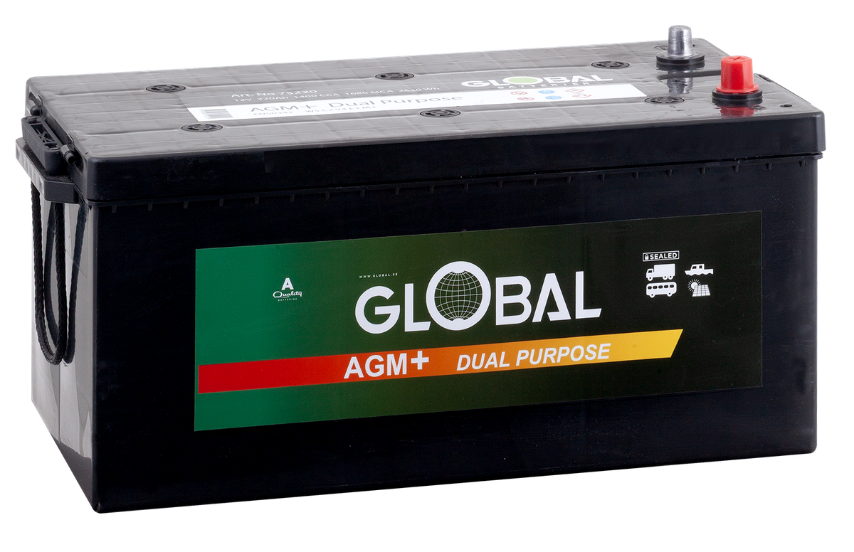 Startbatteri AGM+ SHD C START | Global Batterier