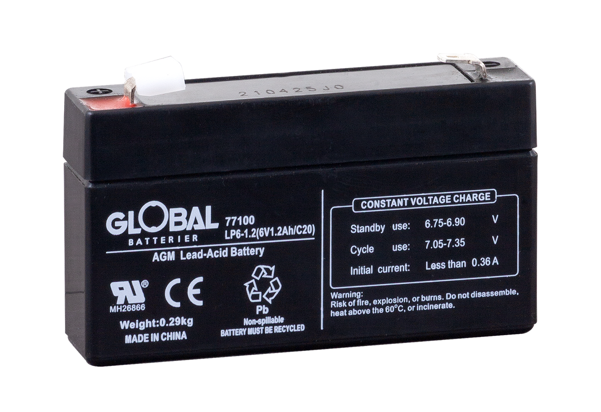 Reservkraftsbatteri EG1,3-6 F1 AGM | Global Batterier