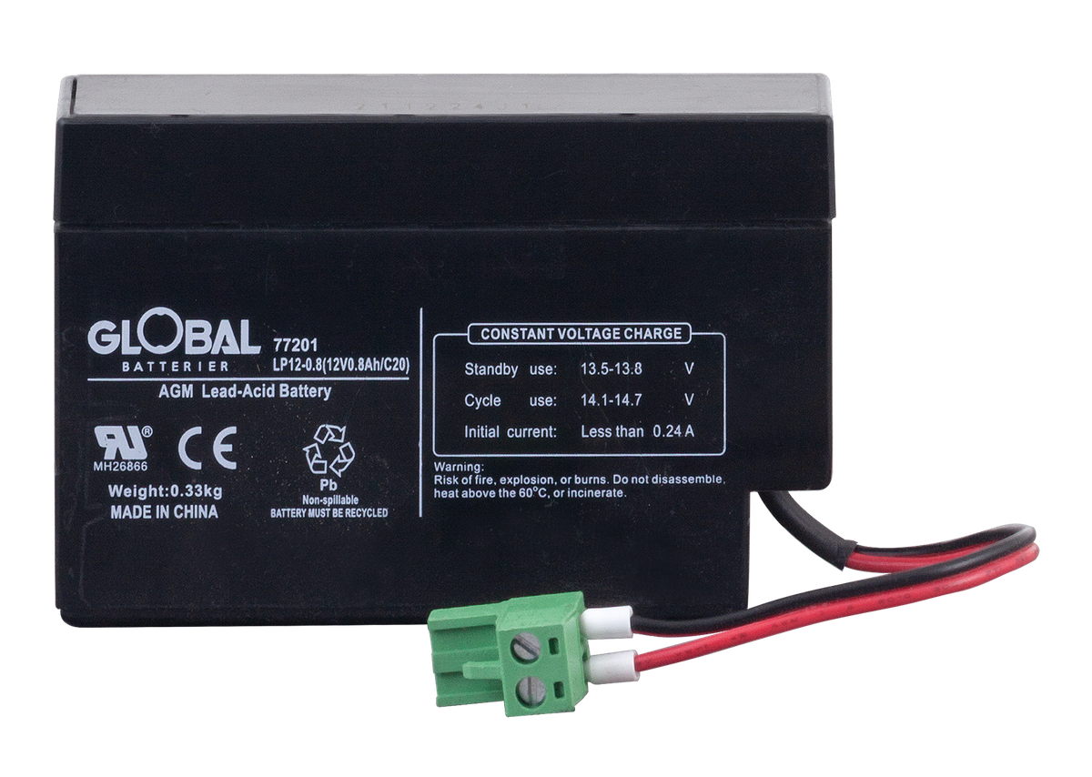Reservkraftsbatteri GLOBAL LP12-0.8 AGM | Global Batterier
