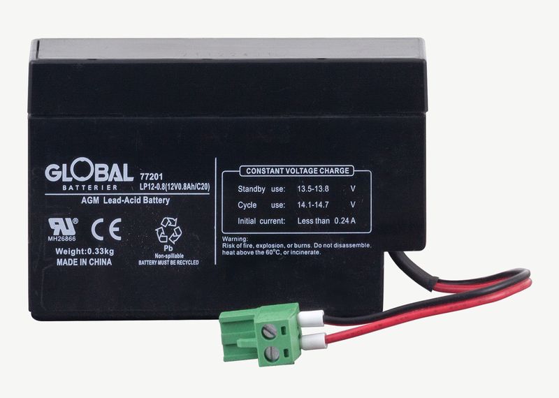 Reservkraftsbatteri GLOBAL LP12-0.8 AGM | Global Batterier