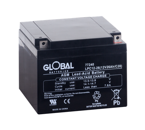 Reservkraftsbatteri LPC12-28 (M5) AGM | Global Batterier