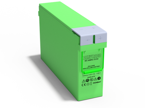 Reservkraftsbatteri 12MVR200 AGM | Global Batterier