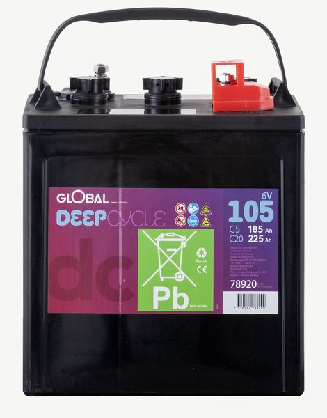 Förbrukningsbatteri GLOBAL L-105 TRAKTION | Global Batterier