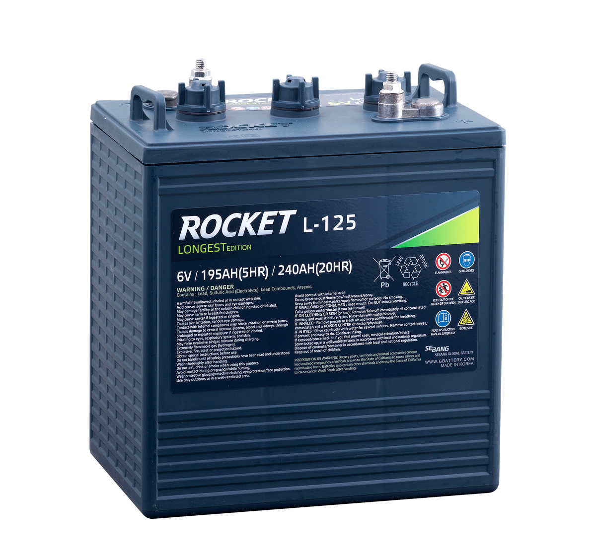 Bild av batteri Rocket L-125