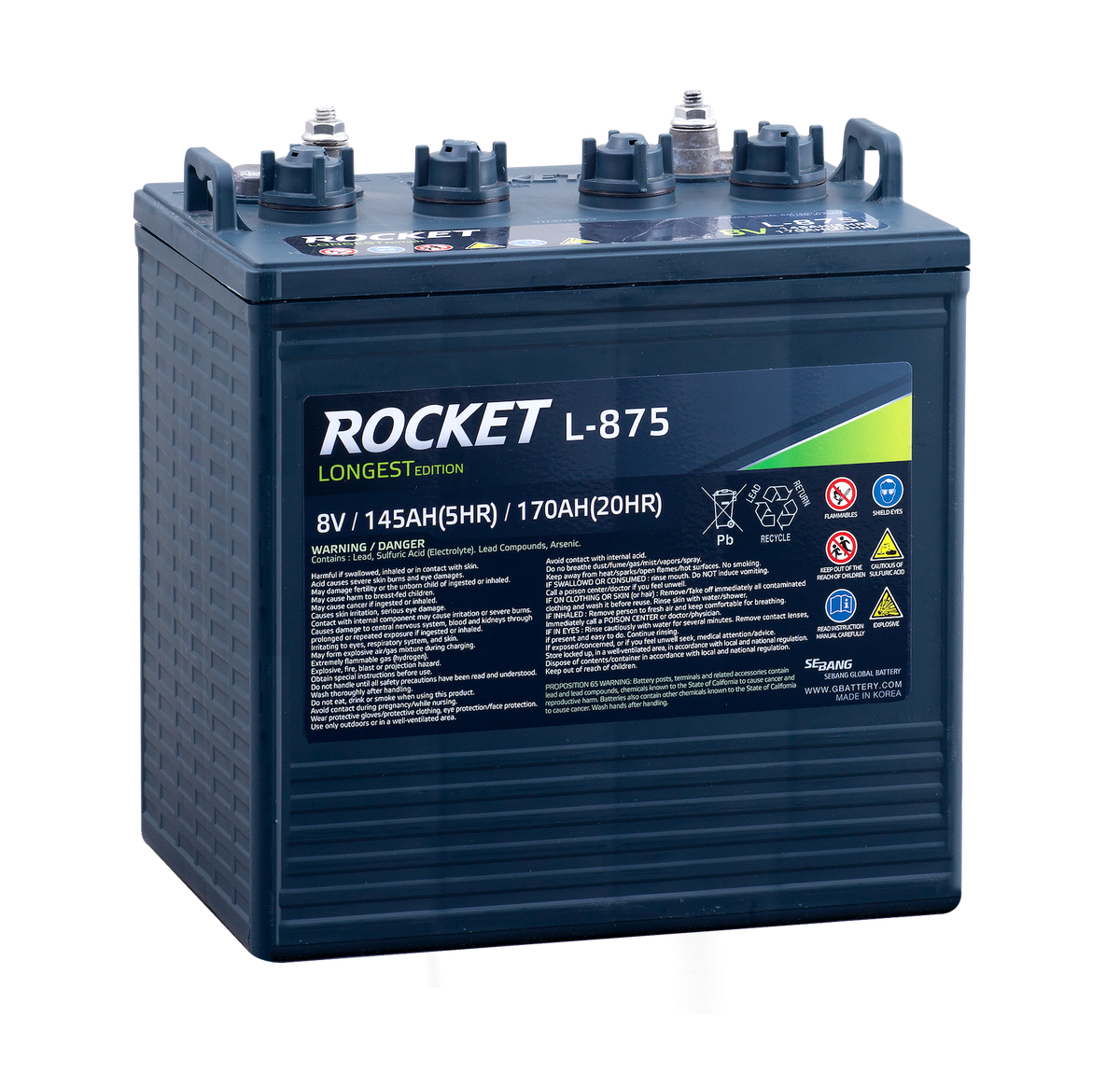 Bild av batteri Global L-875
