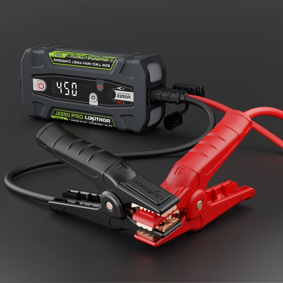 Lokithor J2250 3-in-1 Booster med Powerbank | Global Batterier