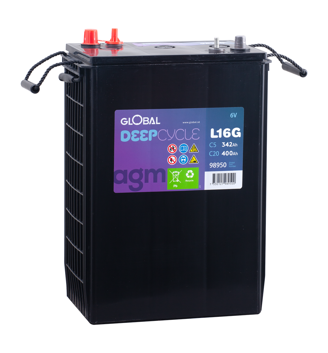 Bild av batteri Global L-16G AGM