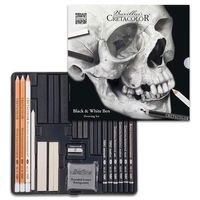 CretaColor Black & White Box "Skull" (25)