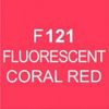 Touch Twin BRUSH Marker, F121 Fluo. Coral Red