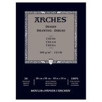 Arches Drawing Block 200g Cream - 26x36cm