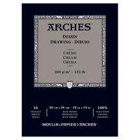Arches Drawing Block 200g Cream - 26x36cm