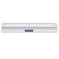 Staedtler Aluminiumlinjal med glidstopp - 20cm