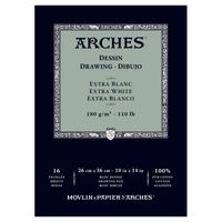 Arches Drawing Block 180g Extra White - 26x36cm