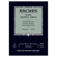 Arches Drawing Block 180g Extra White - 26x36cm