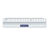 Staedtler Aluminiumlinjal med glidstopp - 15cm