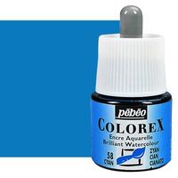 Pebeo Colorex WC Ink 45ml - 058 Cyan