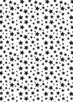 Plastic Mixed Media stencil A5 - Stars