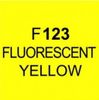 Touch Twin BRUSH Marker, F123 Fluorescent Yellow