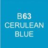 Touch Twin BRUSH Marker, B63 Cerulean Blue