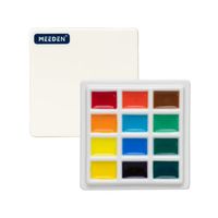 Meeden Square Palette with 12 Wells and Lid