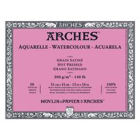 Arches Block White 300g Grain Satine