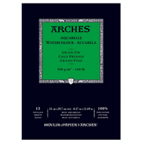 Arches Block White 300g Grain Fine