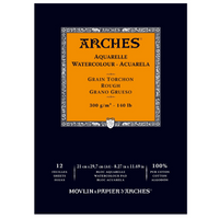 Arches Block White 300g Grain Torchon