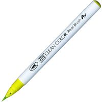ZIG Clean Color Real Brush Penselpenna Yellow Green