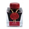 J.Herbin 1670 Gold glitter ink - Hematite red