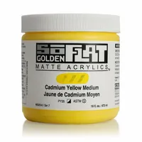 Golden SoFlat Akrylfärg - 6520 Cadmium Yellow medium