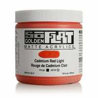 Golden SoFlat Akrylfärg - 6545 Cadmium Red light