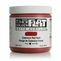 Golden SoFlat Akrylfärg - 6565 Cadmium Red dark