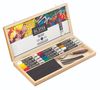 Sennelier Oilstick Wooden box 12 stick + accessories