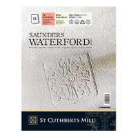 Saunders Waterford Akvarellpapper Block White