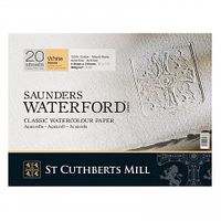 Saunders Waterford Akvarellpapper Block White