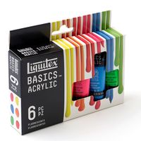 Liquitex Basics Akrylfärgset - Fluorescent 6x22ml