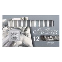 Cretacolor Carré Hard Pastel Greys 12
