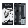CretaColor DEEP BLACK Drawing Set, tin box 
