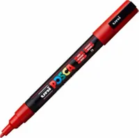 Red Posca Marker PC-3M Medium