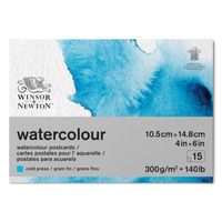 Winsor & Newton Akvarellfärg Set - Emaljerad låda 24 ½-koppar