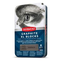 Derwent XL Graphite block 6-sort metalletui