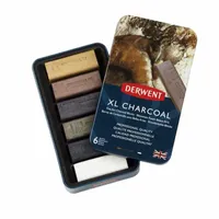 Derwent XL Charcoal blocks 6 sort