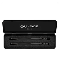 Caran dAche Set 849™ BLACK CODE Ballpoint Pen and Mechanical Pencil 