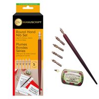 Manuscript Kalligrafiset Round Hand set 1
