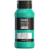 Liquitex Basics Acrylic Fluid 250ml - Bright Aqua Green