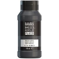 Liquitex Basics Acrylic Fluid - Iridescent Graphite