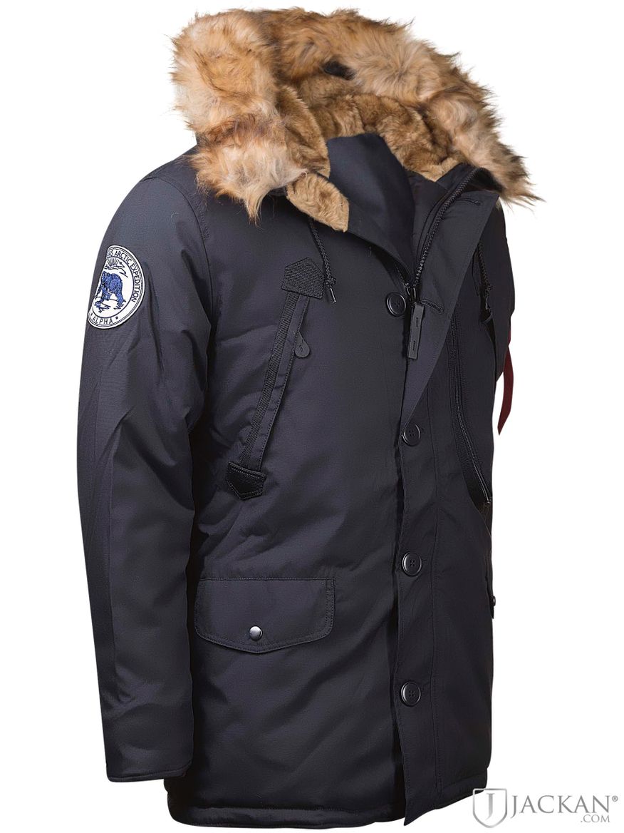 Polar Jacket in schwarz von Alpha Industries | Jackan.com