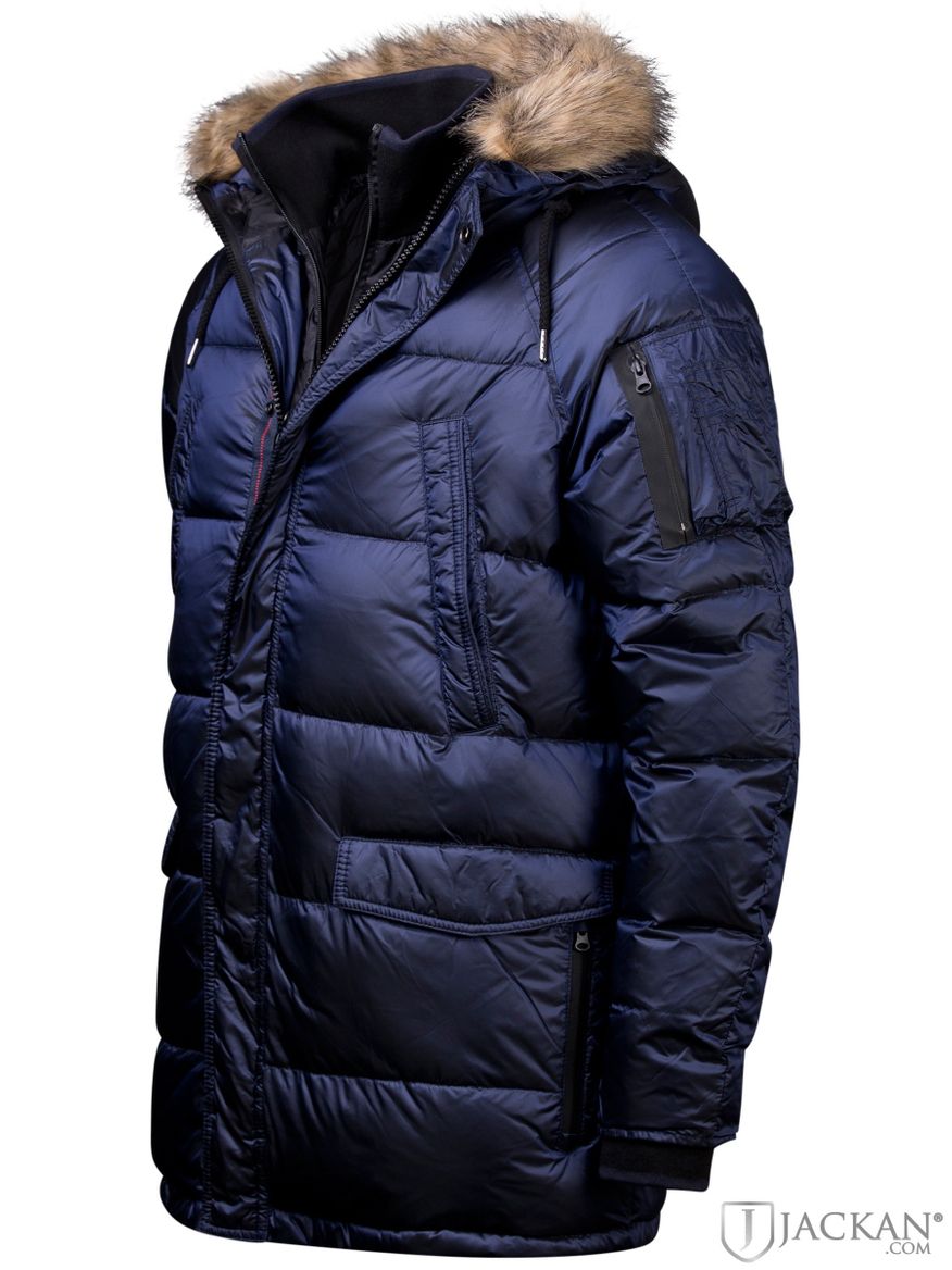 Down SDX Parka i blått från Superdry | Jackan.com