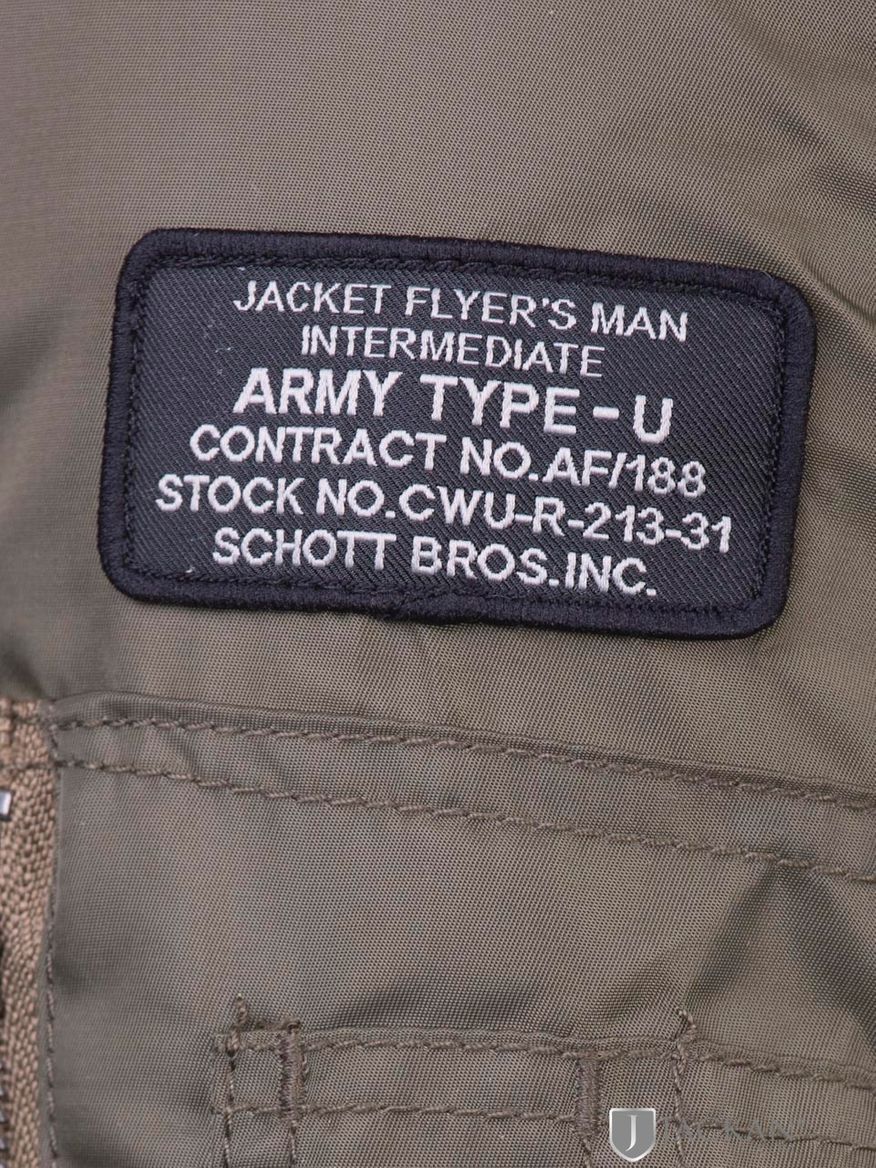 Schott Airforce 1 Jacket in grün von Schott | Jackan.com